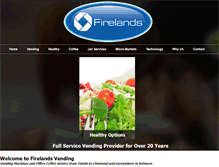 Tablet Screenshot of firelandsvending.com